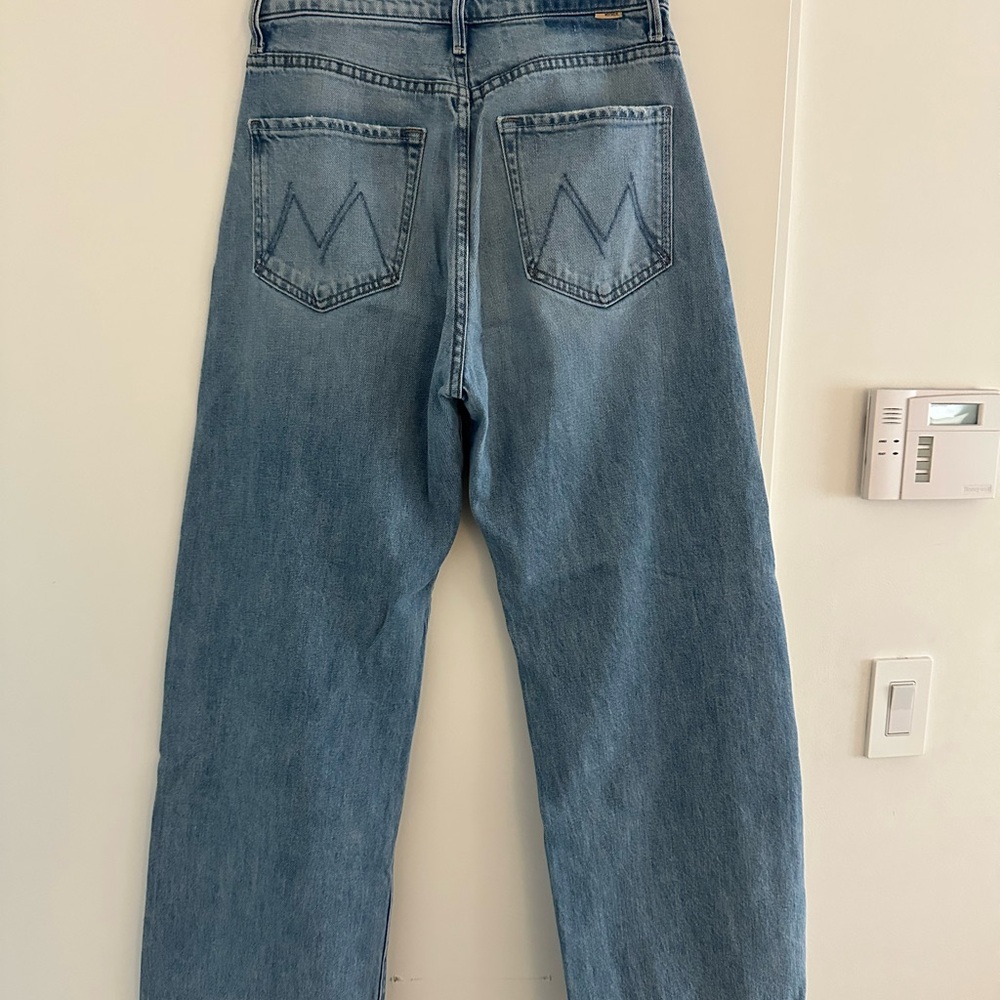 MOTHER Lasso left in the dust Light Blue Flare & Wide Leg Jeans - Picture 4 of 4